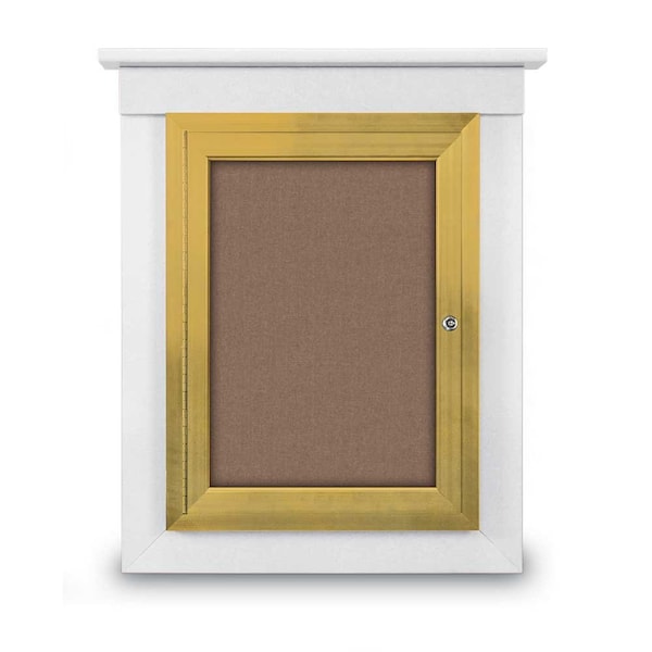 Sliding Glass Enclosed Letterboard, 72"x4